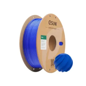 eSUN PLA+ 1.75mm 3D Printing Filament | Enhanced Toughness & Adhesion | Consistent Blue Finish