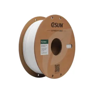 eSUN PLA+ 1.75mm 3D Printing Filament | Enhanced Strength | Superior Adhesion | 1kg White