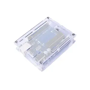 Generic Arduino UNO R3 Transparent Acrylic Case | Robust Protection | Easy Assembly Design