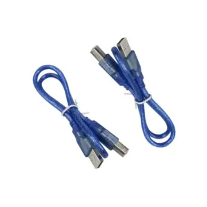 Generic USB 2.0 Cable Type A to B | High-Speed Data Transfer | Arduino UNO Compatible
