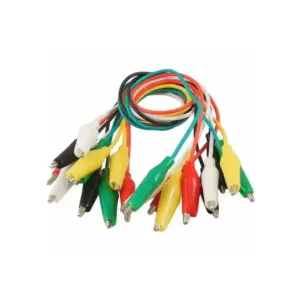 Generic Double-ended Alligator Clips | Secure Prototyping Connections | Versatile Electrical Testing Leads
