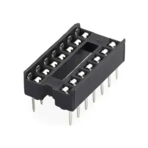 Generic 14 Pin DIP IC Socket | Secure Integrated Circuit Mounting | Breadboard Ready