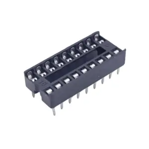 Generic 18 Pin DIP IC Socket | Secure Integrated Circuit Mounting | Easy Prototyping & Replacement