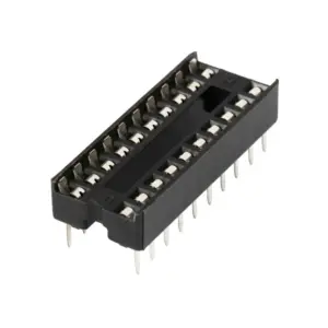 Generic 20 Pin Integrated Circuit (IC) Base DIP Socket - Standard Pitch (Single Unit)