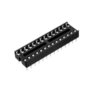 Generic 28 Pin DIP IC Socket Base - 28 Pins (1 Piece)