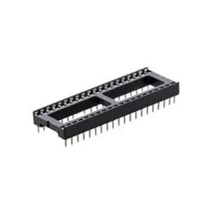 Generic 40 Pin IC Base DIP Socket - Standard 2.54mm Pitch | Robust Build Quality | Essential for Prototyping