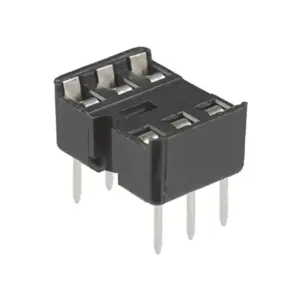 Generic 6 Pin Integrated Circuit IC Base DIP Socket - Standard (1-Pack)