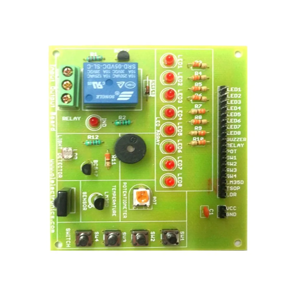 Generic Microcontroller Expansion Test Interface Board | Versatile Pinout Prototyping | Enhanced Debugging Connectivity
