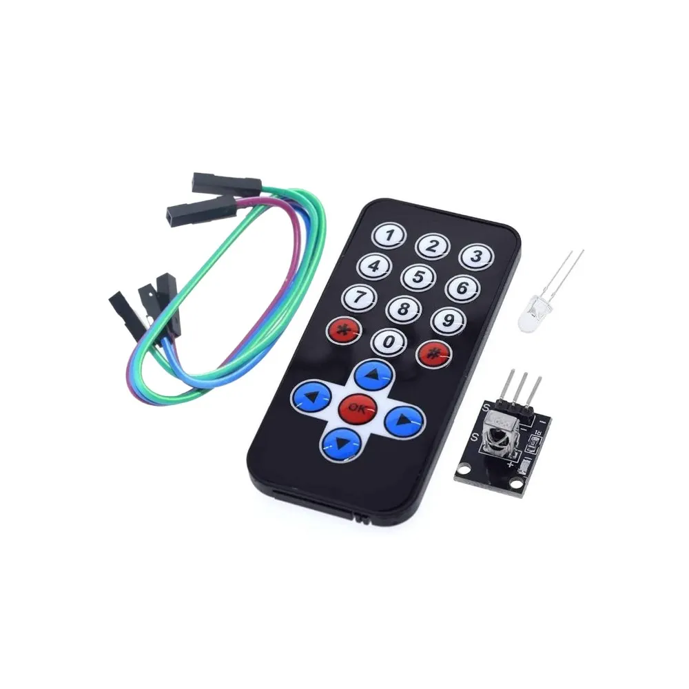 Generic IR Wireless Remote Control Module Kit for Arduino | Seamless Project Integration | Expanded Control Capabilities