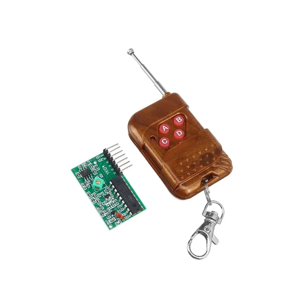 Generic 4 Channel RF Transceiver Module | Wireless Non-Locking Control | Four Button Operation