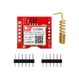 SIMCom SIM800L GPRS GSM Module | Quad-Band Cellular Connectivity | Voice, SMS, Data Integration