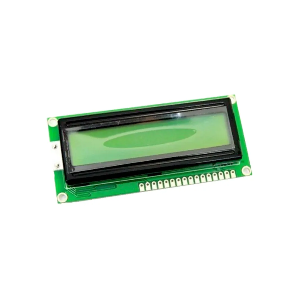 Generic 16x2 Alphanumeric LCD Display | Yellow-Green Backlight | HD44780 Controller