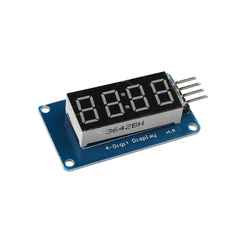 Generic TM1637 4-Bit Digital Tube LED Display Module | Integrated Clock Function | Arduino & Microcontroller Ready