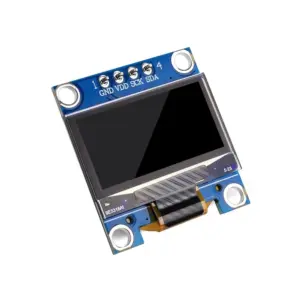 Generic 0.96-inch OLED Display Module | I2C/IIC 4-Pin Interface | Vivid Blue Pixels