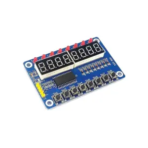 Generic TM1638 Module | Integrated 7-Segment Display | 8 Push Buttons & 8 Digital LEDs