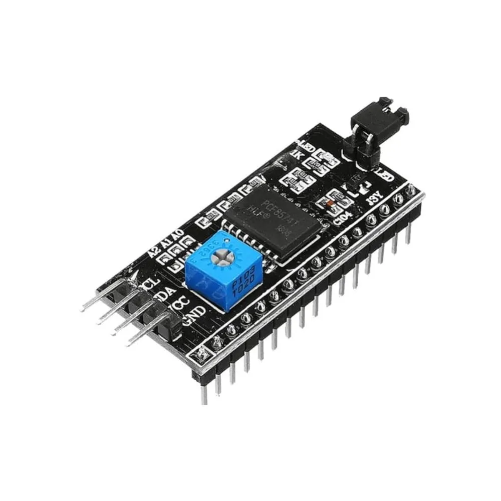 Generic PCF8574T I2C Serial Interface Adapter Module | LCD/OLED Display Control | Address Selectable