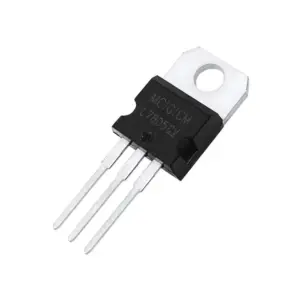 Generic LM7805 Voltage Regulator IC - Fixed 5V Output | 1A Current Capacity | TO-220 Package