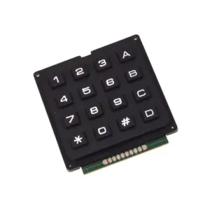 Generic 4x4 Matrix Membrane Keypad Module | 16-Button Input | Microcontroller Interface