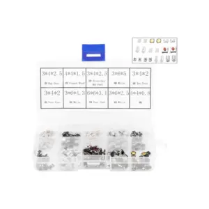 Generic SMD Push Button Switch Kit - 10 Types (250 Pieces) | Compact Form Factor | Versatile Prototyping