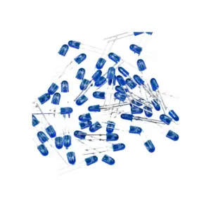 Generic 3mm Blue LED Light Emitting Diode - 460-470nm Wavelength (Single Unit)