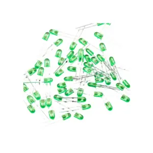 Generic 3mm Green LED Light Emitting Diode - High Brightness | Low Power Consumption