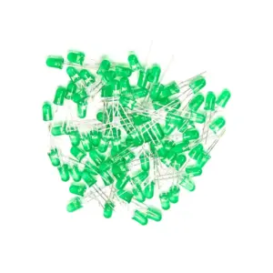 Generic 5mm Green LED Light Emitting Diode - High Brightness | Low Power Consumption