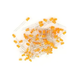 Generic LED Light Emitting Diode - 5mm Orange | High Brightness | Energy Efficient