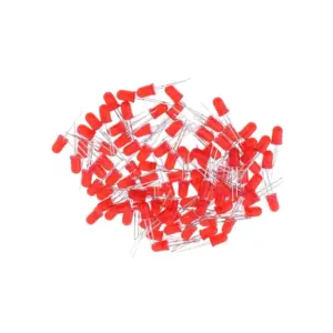Generic LED Light Emitting Diode - 5mm Red (Single) | High Visibility | Energy Efficient