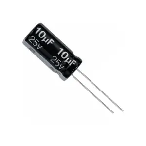Generic Electrolytic Capacitor - 10 uF 25V (Single Unit)