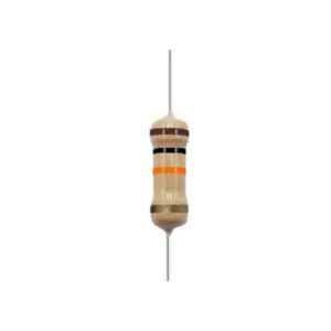 Generic 10K Ohm Carbon Film Resistor - 0.25W 5% Tolerance (1 Piece)
