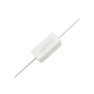 Generic Ceramic Cement Power Resistor - 5W 10K Ohm (5% Tolerance)