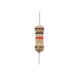 Generic 1K Ohm Carbon Film Resistor - 0.25W 5% Tolerance (Single Unit)