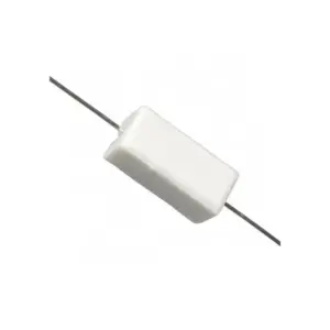 Generic 50Ω 5W Axial Lead Wire Wound Resistor - Ceramic Encased, High Power