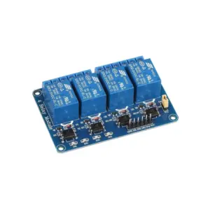 Generic 4 Channel 5V Relay Module Optocoupled Switching Board | High Current Load | Microcontroller Compatible