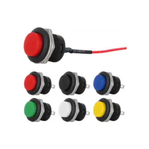 Generic R13-507 Push Button Momentary Switch | 16mm Panel Mount | 3A 250V Rated