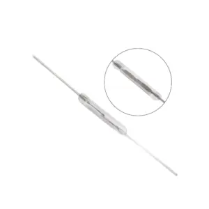 Generic Y213 White Reed Switch | 2x14mm Normal Open | Magnetic Proximity Sensor