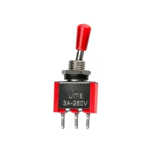 Generic Plastic Metal SPST 3 Pin 2 Way Toggle Switch - 3A 5A AC (1 Piece)