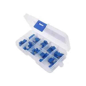 Generic 3296W Adjustable Potentiometer Kit | Multi-Turn Trimmer | High Precision Voltage Control