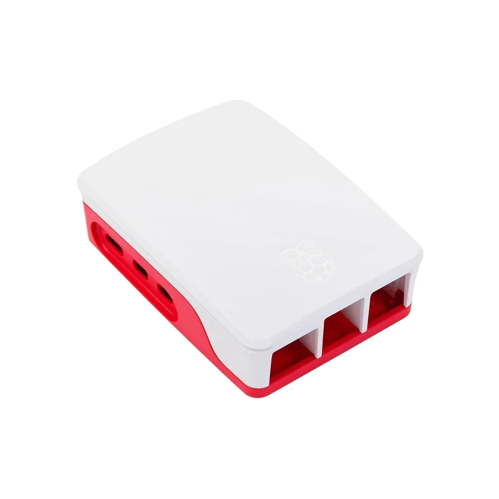 Raspberry Pi 5 Case | Official Red/White Enclosure | Optimized Cooling & Accessibility