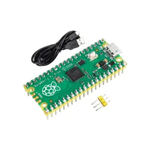 Raspberry Pi Pico H Microcontroller | RP2040 Dual-Core MCU | Pre-Soldered Headers