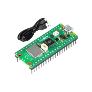 Raspberry Pi Pico 2 W Microcontroller | Integrated Wi-Fi & Bluetooth | Pre-Soldered Headers