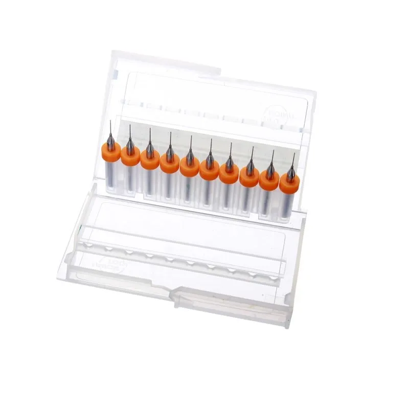 0.6mm Tungsten Carbide Nozzle Cleaning Drill Bit Set (10-Pack) - Image 2