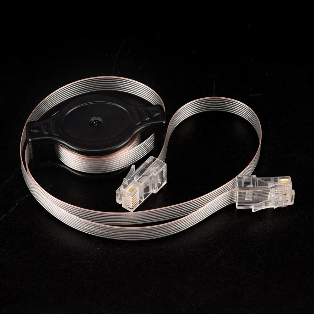 1.5m Retractable RJ45 CAT5E Travel Network Cable - Image 5
