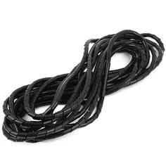 10mm Black Spiral Cable Wrap Band - 10 Meters - Image 2
