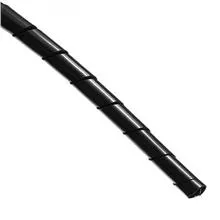 10mm Black Spiral Cable Wrap Band - 10 Meters - Image 4