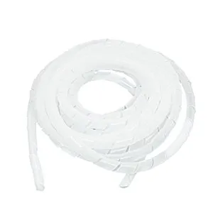 10mm White Spiral Wire Wrap Band - 10M Length - Image 2