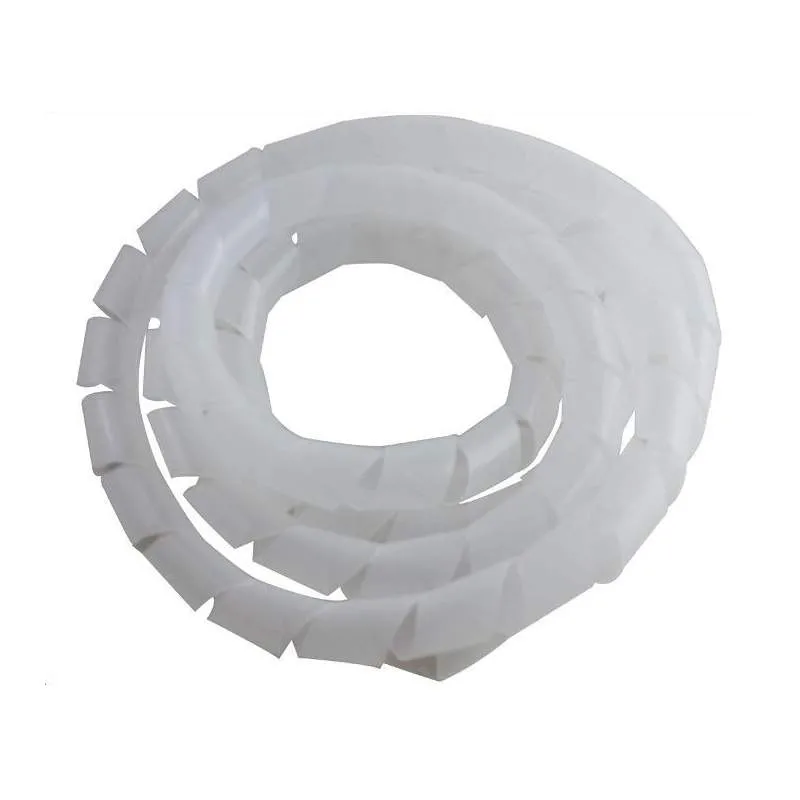 10mm White Spiral Wire Wrap Band - 10M Length - Image 4