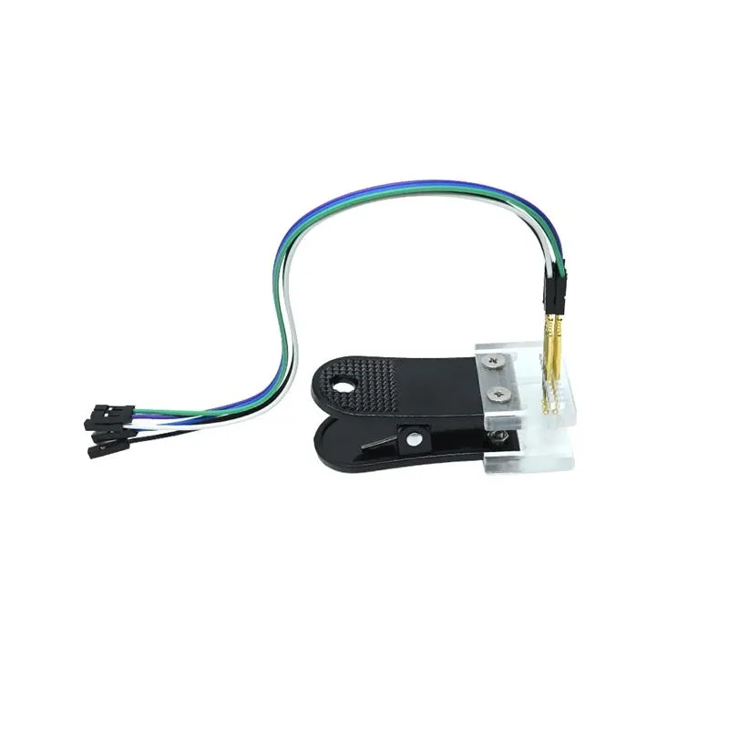 2.54mm PCB Clip Clamp Fixture w/ Gold-Plated Pogo Pins (2x3P) - Image 2