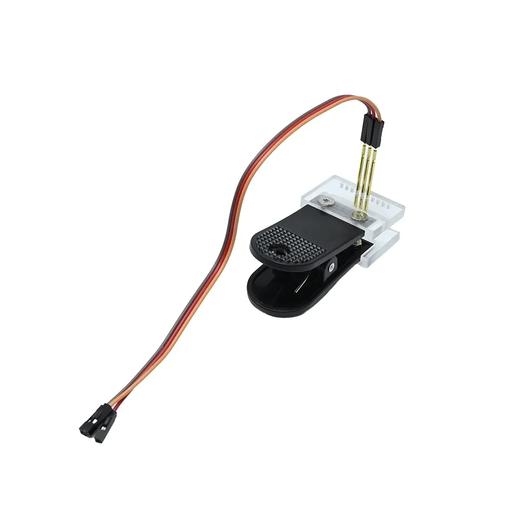 2.54mm PCB Pogo Pin Clip Fixture - Gold-plated 1x3P - Image 2
