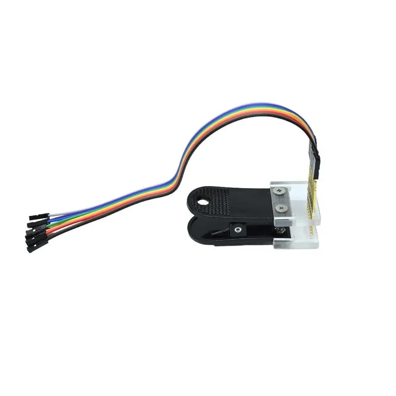 2.54mm PCB Pogo Pin Clip Fixture - Gold-Plated 1x9P - Image 2